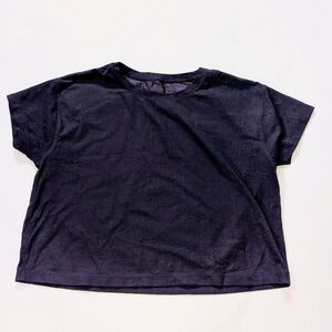 Lululemon Cropped Mesh Tank, 6, Purple